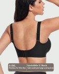 Gailife Women's Soft Wireless V Neck Bra - Black