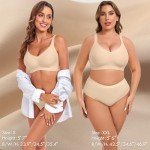 JoliComfy Women's Wireless Push Up Bra with Extender