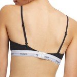 Hanes Women's Stretch Cotton Crop Bralette 2-Pack