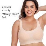 Gailife Wireless T-Shirt Bra for Women - Nude