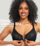 Plus Size Lace Racerback Bra - Full Coverage