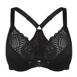Plus Size Lace Racerback Bra - Full Coverage