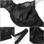 Plus Size Lace Minimizer Bra for Women