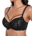 Lace Unlined Plus Size Everyday Bra for Women