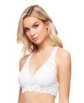 Jenny Jen Mia Wireless Lace Bralette - White