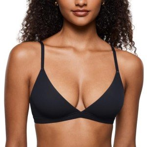 Inlyric Seamless Triangle Bralette - Black, Medium