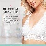 Jenny Jen Mia Wireless Lace Bralette - White