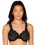 Smart & Sexy Lace Unlined Underwire Bra, Black