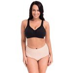 Delimira Plus Size Lace Wireless Bra - Black 46DD