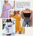 Plus Size Strapless Bandeau Bra for Large Bust