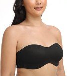 Plus Size Strapless Bandeau Bra for Large Bust