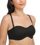 Plus Size Strapless Bandeau Bra for Large Bust