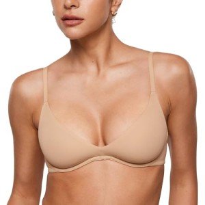 INLYRIC Women's Plus Size Plunge Balconette Bra