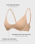 INLYRIC Women's Plus Size Plunge Balconette Bra