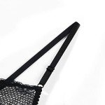 WingsLove Women's Lace Balconette Demi Bra, Black