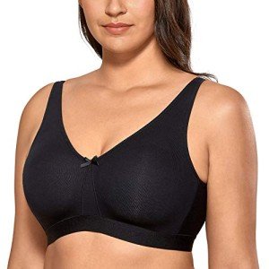 AISILIN Women's Cotton Wireless Plus Size Bra