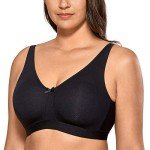 AISILIN Women's Cotton Wireless Plus Size Bra
