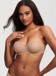 DOBREVA Women's Plus Size Sheer Strapless Bra