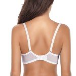 WingsLove Women's Sheer Lace Deep V Bralette