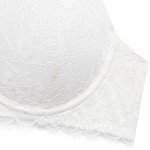 WingsLove Women's Sheer Lace Deep V Bralette