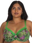 Curvy Couture Sheer Mesh Underwire Bra - 38G