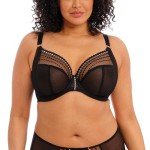 Elomi Women's Matilda Plunge Underwire Bra, Black