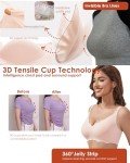 Comfortable Wireless Pink Bralette for Women
