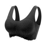 Plus Size Full Coverage Wireless Lace Bra