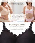 Comfortable Wireless Pink Bralette for Women