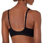 Warners Women's Wireless Comfort Bra, Black, Large