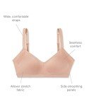 Warner's Women's Seamless Stretch Wireless Comfort Bra