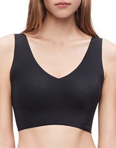 Calvin Klein Women's Soft V Neck Bralette - Black