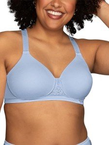 Vanity Fair Women's Full Figure Smoothing Bra - Blue