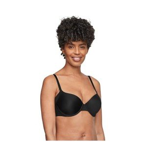 Warner's Women's Seamless Underarm-Smoothing Bra, Black