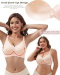 Wireless Triangle Bralette for Women - Beige