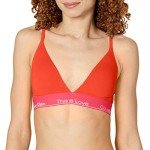 Calvin Klein Lightly Lined Triangle Bra - Cherry Tomato