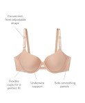 Warners Women's Comfort Underwire T-Shirt Bra, Rosewater