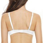 GARMERA Women's Plunge T-Shirt Bra - White, 36C