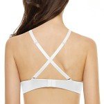 GARMERA Women's Plunge T-Shirt Bra - White, 36C