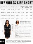 BERYDRESS Women's Classic 3/4 Sleeve V-Neck Sheath Belted Knee-Length Casual Party Work Faux Black Wrap Dress (S, 6083-Black)