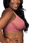 Vanity Fair Women's Lace Back Smoothing Bra, 42DD