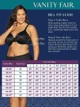 Vanity Fair Women's Lace Back Smoothing Bra, 42DD
