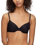 Calvin Klein Black Sheer Demi Bra, 32D