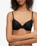 Calvin Klein Black Sheer Demi Bra, 32D