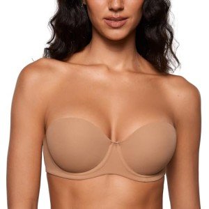 INLYRIC Women's Plus Size Strapless Support Bra