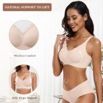 Wireless Push-Up Bralette with Soft Seamless Design
