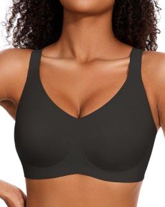 Gailife Women's Wireless Full Coverage Bra - Black
