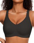 Gailife Women's Wireless Full Coverage Bra - Black