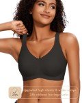 Gailife Women's Wireless Full Coverage Bra - Black