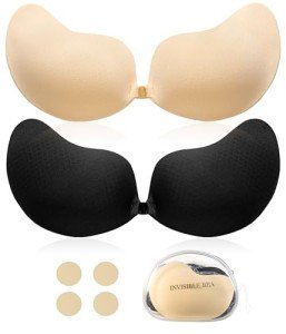 2 Pair Adhesive Bra - Backless & Invisible